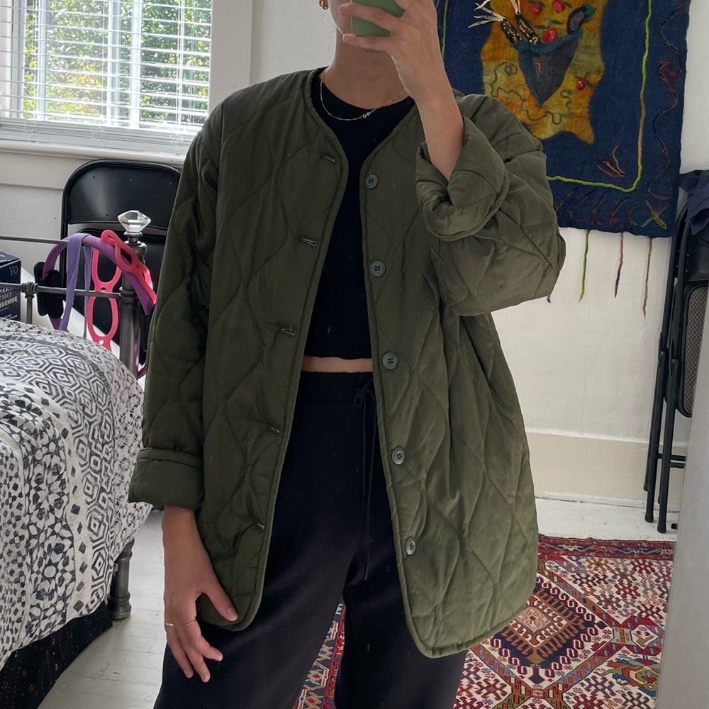 TNA Quilted Sherpa Pratt Jacket